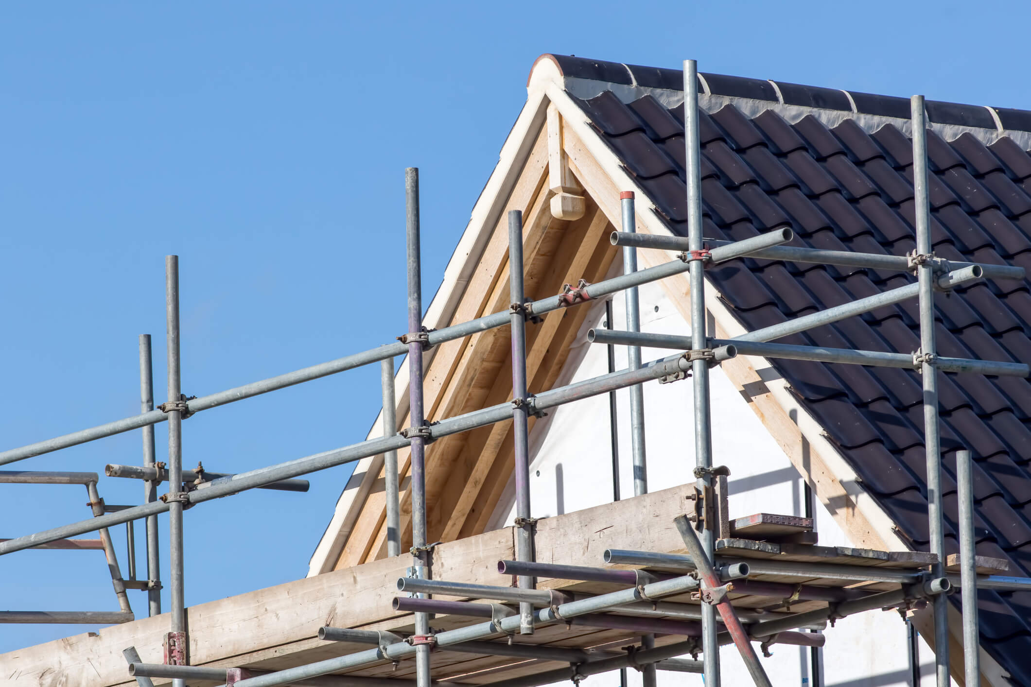 External Scaffold on a house